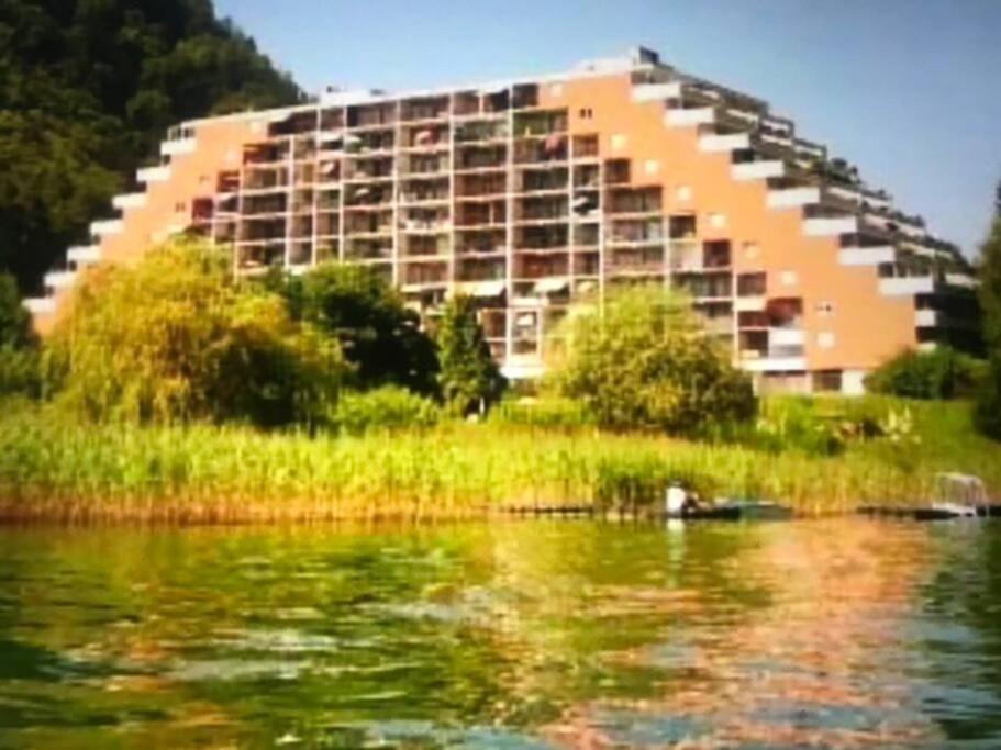 Seewohnung Mit Direktem Seezugang-Skiliftnaehe Villach Bagian luar foto